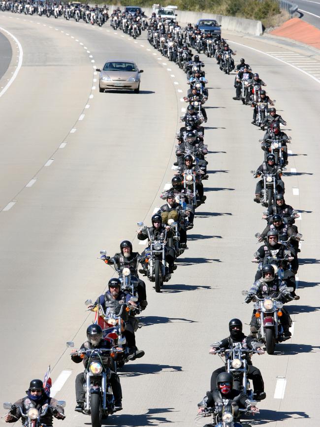 There are fears bikies could be back on the move.