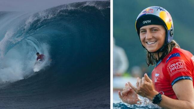 The champion Aussie surfers taking on Tahiti