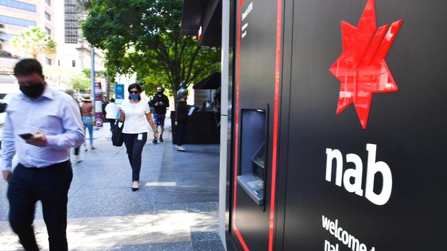 NAB has booked a 12 per cent jump in first-quarter cash profit to $1.8bn, thanks to market share gains in business and home lending. Picture: John Gass/NCA NewsWire