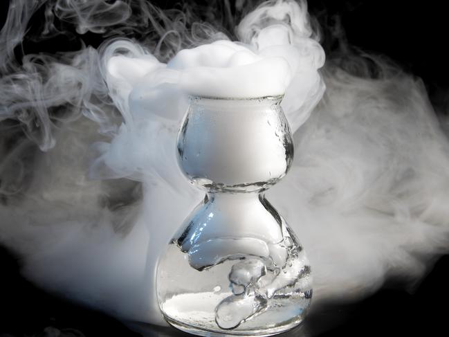 An image of dry ice. Picture: Supplied