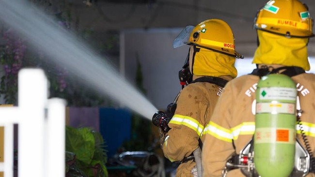 Fire crews put out a blaze at Welcome Boarding Kennels &amp; Cattery on Sunday. Picture: Blair Dellemijn — Uniform Photography 