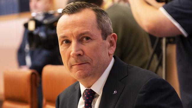 Mark McGowan at the June national cabinet meeting. Picture: NCA NewsWire / Martin Ollman