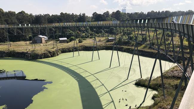 A photo of the Olympic Park brick pit.