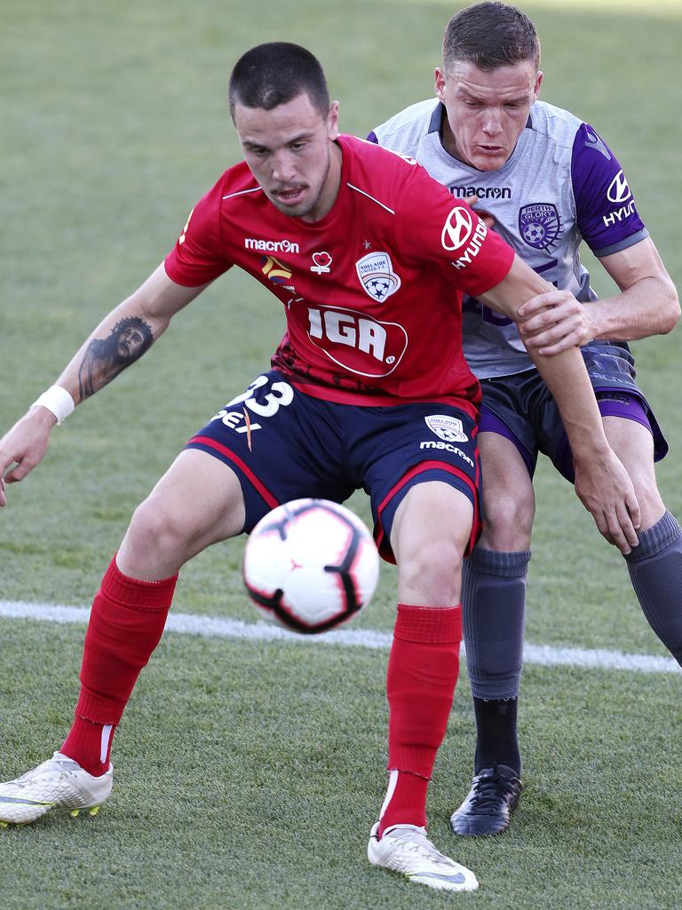 Adelaide United teenagers Apostolos Stamatelopoulos and Isaac Richards