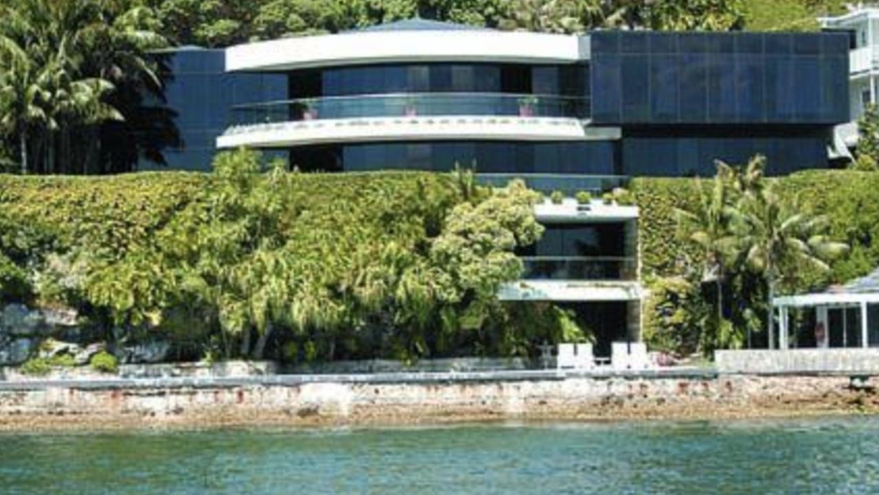 The “Bang &amp; Olufsen house” at Point Piper. Picture: lsre.com.au