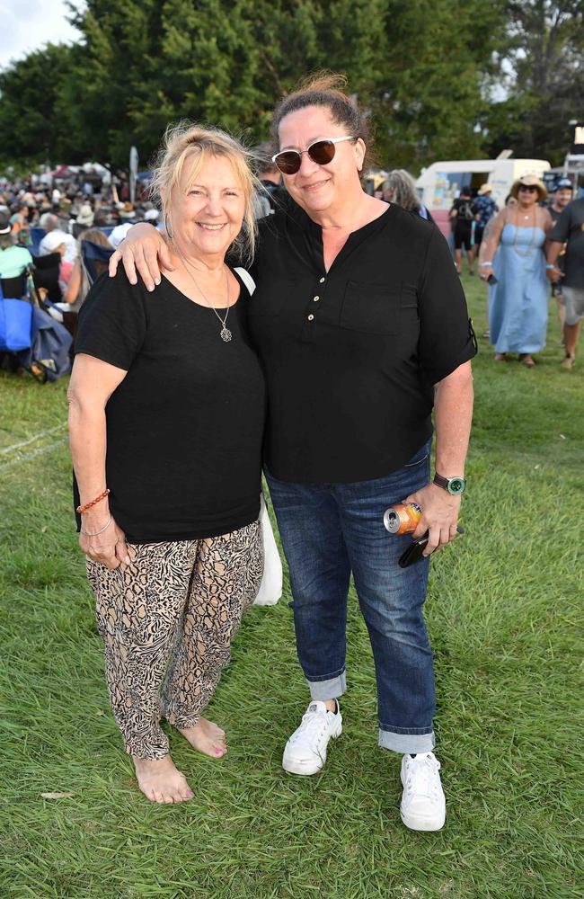 Shakayla Yelland and Denise Ransom at Sounds of Rock 2024 in Hervey Bay. Picture: Patrick Woods.