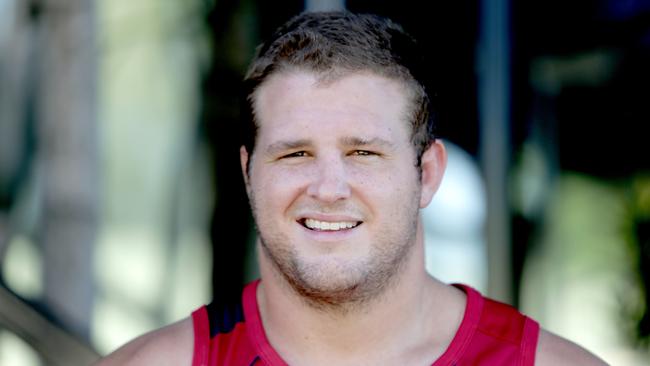 James Slipper - Queensland Reds training at Ballymore. Pic Mark Cranitch.