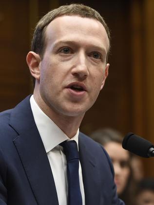 Facebook CEO and founder Mark Zuckerberg. Picture: AFP