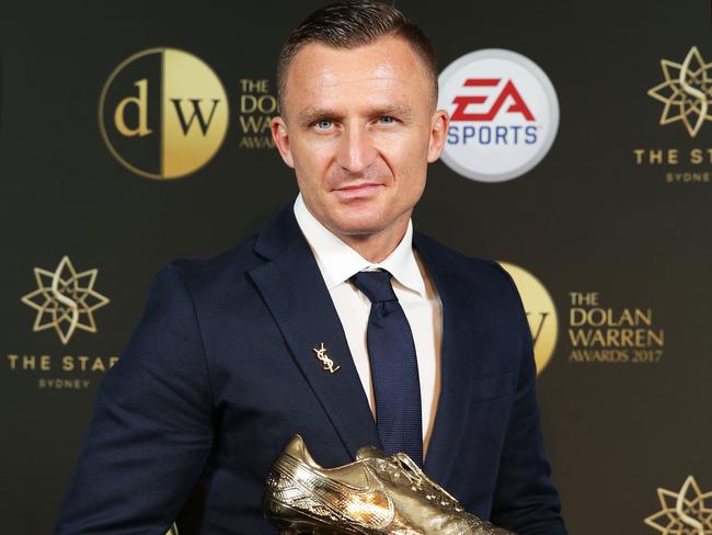 Berisha has twice won the A-League golden boot award. Picture: Getty Images