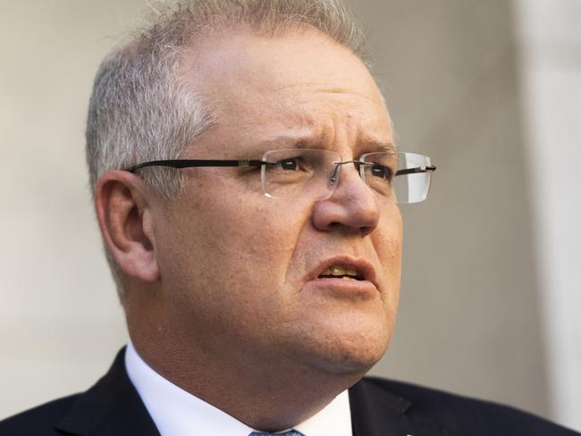 Australian Prime Minister Scott Morrison’s secret plan. Picture: Getty