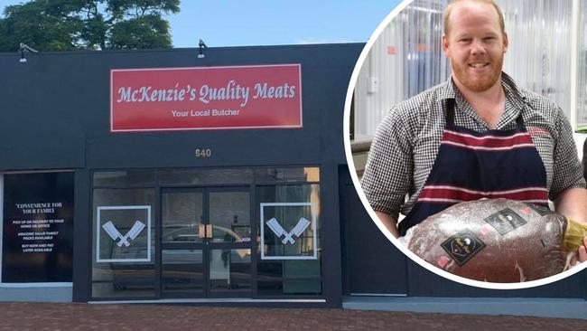 Owner of McKenzie Quality Meats, Douglas McKenzie, has announced his Mitchelton store will be closed until further notice due to staff shortages. Picture: Facebook.