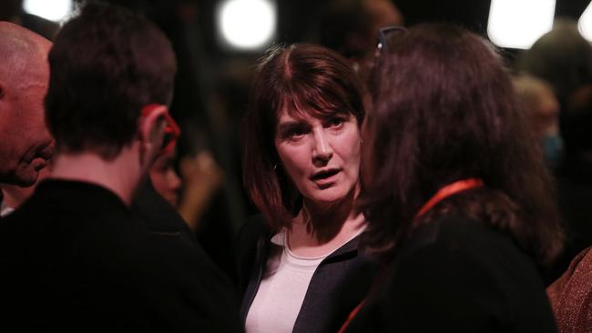 Carmel Tebbutt at the Labor election night party at the Canterbury-Hurlstone Park RSL, Sydney. Picture: John Feder