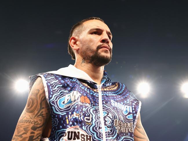 NEWCASTLE, AUSTRALIA - MARCH 31: Paul Fleming arrives for his WBA Oceania Super Featherweight title fight against Tyson Lantry at Newcastle Entertainment Centre on March 31, 2021 in Newcastle, Australia. (Photo by Cameron Spencer/Getty Images)