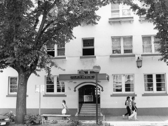 Gatwick Hotel in Fitzroy Street before it was transformed into luxury apartments.