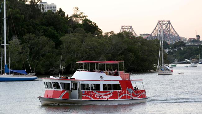 City Hopper and Cross River ferries have been pulled from service over safety concerns. Picture: AAP Image/Steve Pohlner