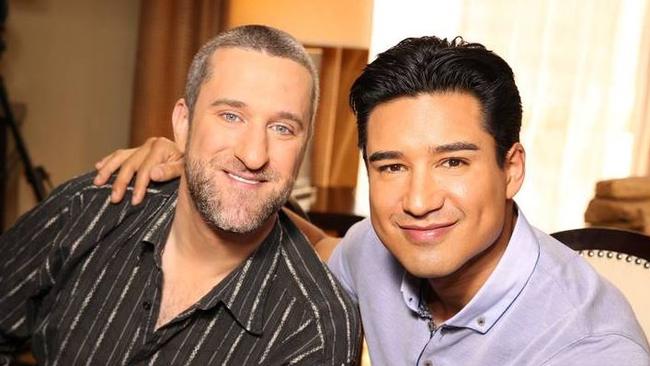 Dustin Diamond and Saved by the Bell co-star, Mario Lopez