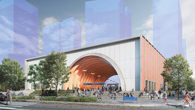 The upcoming Metro Tunnel station in North Melbourne will now be known as Arden. Picture: Supplied