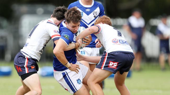 Cooper Bannon scored early as the Bulldogs got off to a strong start. Picture: Sue Graham