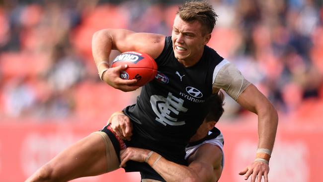 Patrick Cripps has had to carry too much again in 2020.