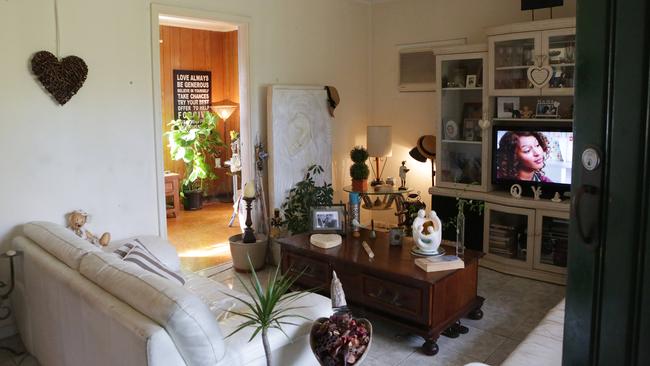 The living area of the Warwick Farm home. Picture: Tim Clapin