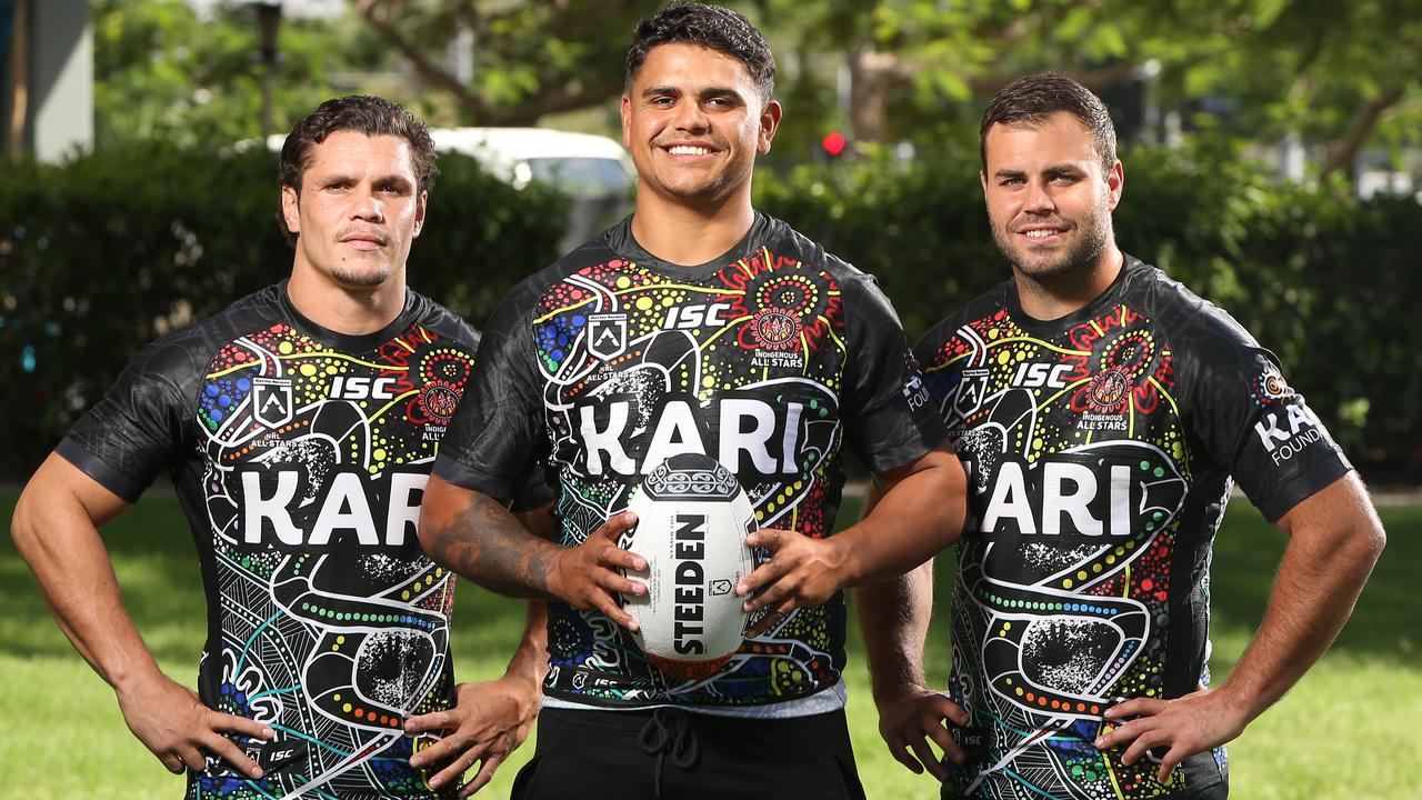 James Roberts, Latrell Mitchell and Wade Graham ahead of the All Stars clash.