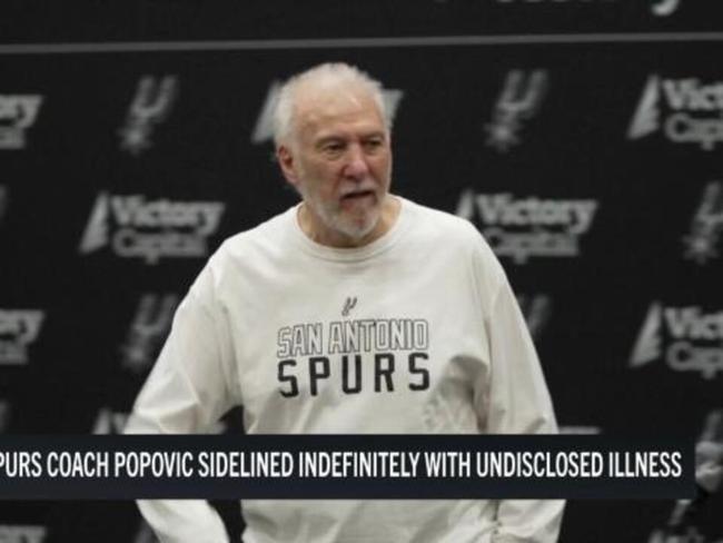 Spurs coach out with undisclosed illness