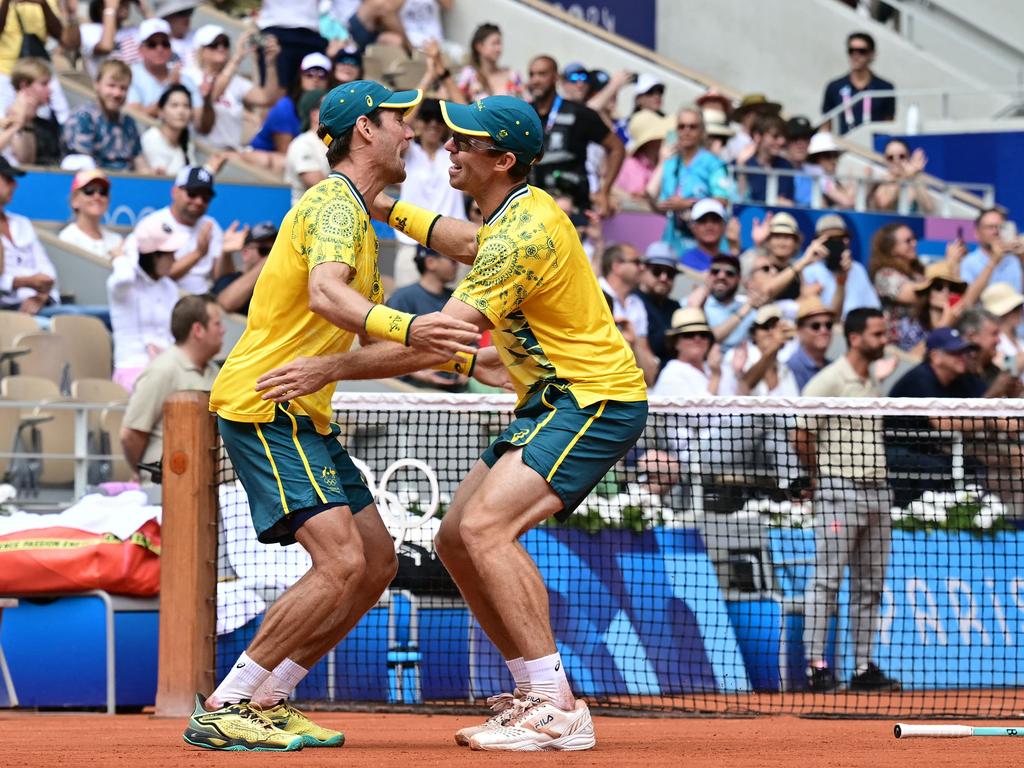 Who saw this coming from Matthew Ebden and John Peers? Picture: AFP