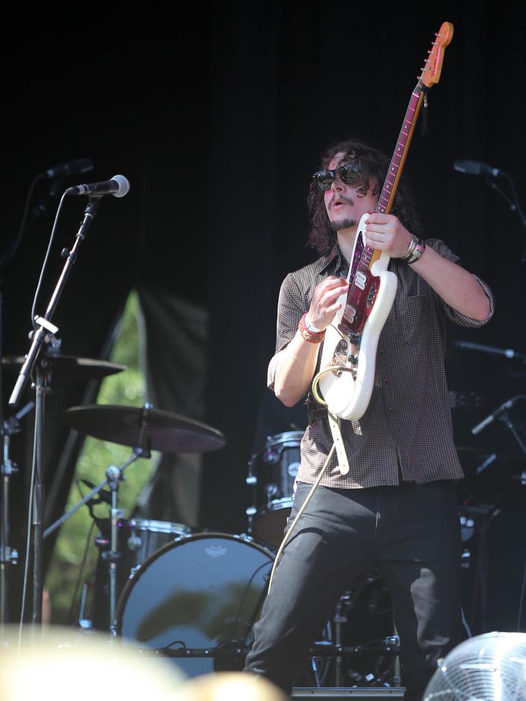 Some of the onstage action from WOMAD on Saturday. Picture: Dean Martin