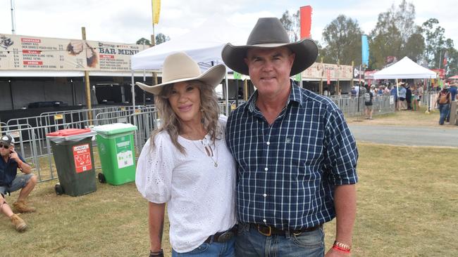Nataleen Hall and Troy Hennessy at CMC Rocks 2024. Picture: Aaron Goodwin