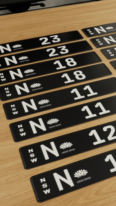 Rare NSW number plates up for grabs