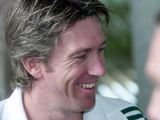 Glenn McGrath's worst injury came from stepping on a ball during a warm up. Picture: CHRIS MCCORMACK/159333l