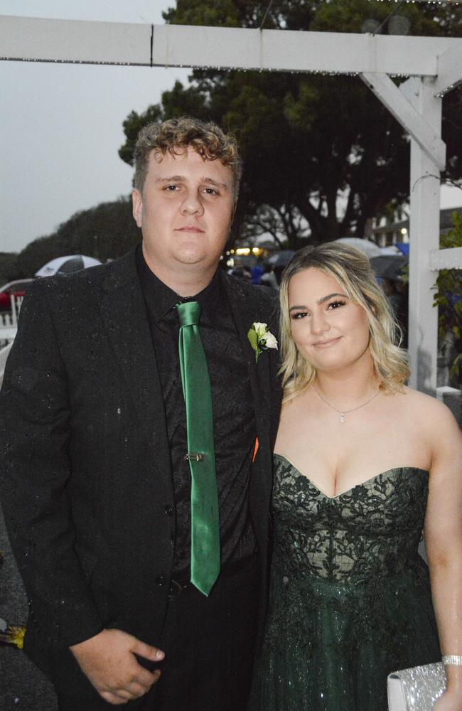 Joe Head and Halle Fitzgerald at Wilsonton State High School formal at Clifford Park Racecourse, Wednesday, November 13, 2024. Picture: Tom Gillespie