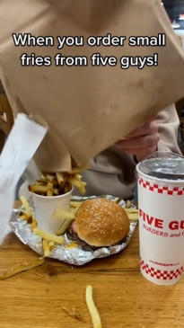 Cult US burger chain reveals why there are extra fries in the bag