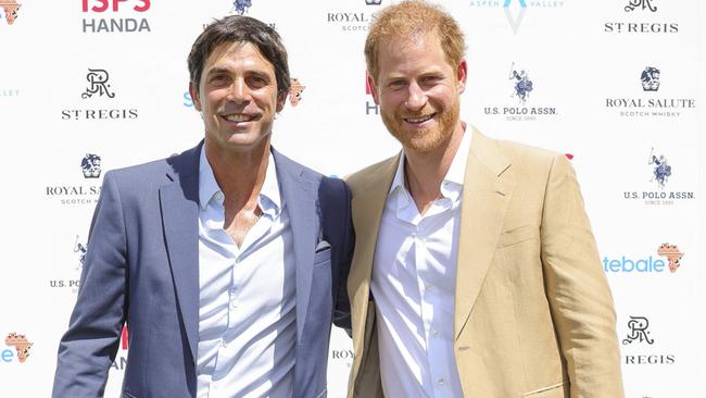 Nacho Figueras and Prince Harry will attend the Sentebale ISPS Handa Polo Cup in Singapore together soon. Picture: Chris Jackson/Getty Images for Sentebale