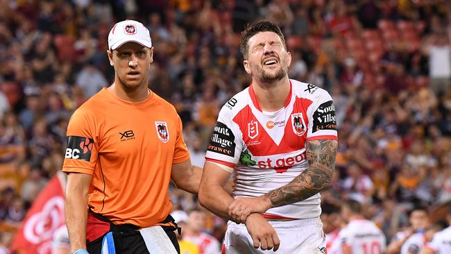 The Dragons could be without Gareth Widdop for some time. AAP Image/Dave Hunt.