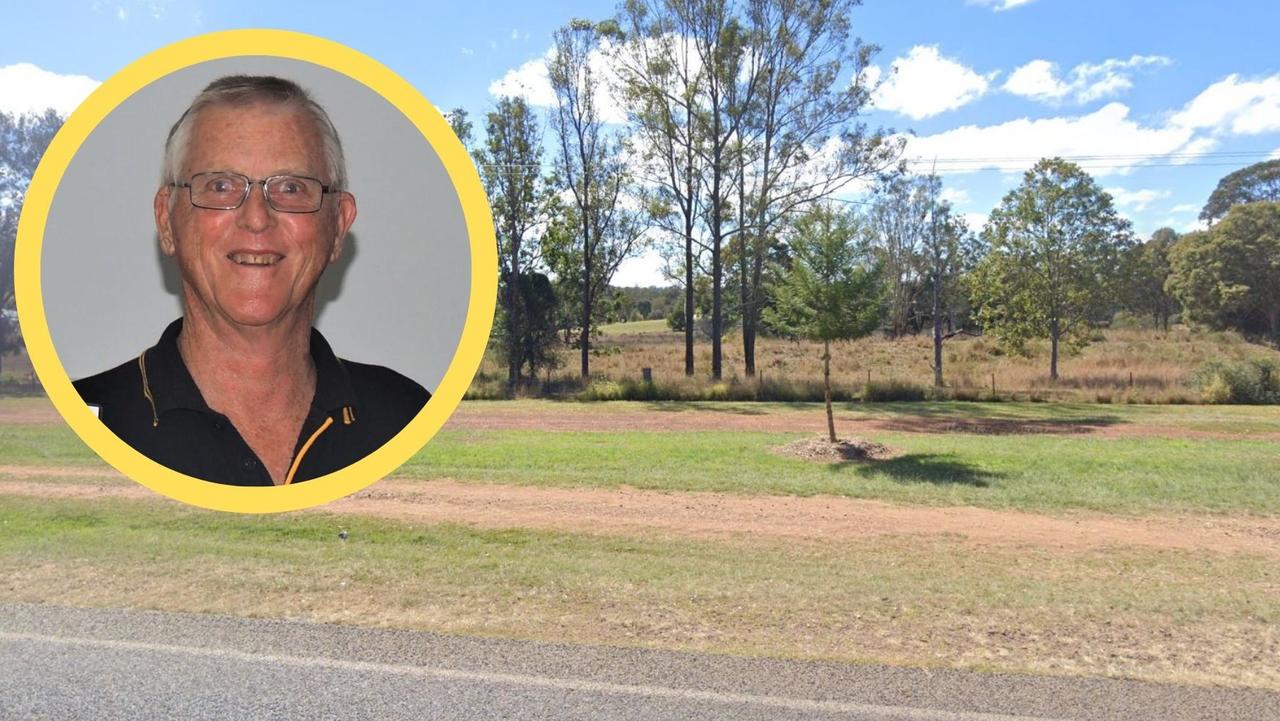 Yarraman Business Group's Russ Ezzy (inset) is hoping a new plan to attract a retirement living project to the small town will gather steam, after the Toowoomba Regional Council identified land it owned that could host the concept.