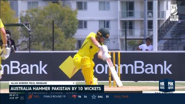 Australia thrash Pakistan with 10 wicket win