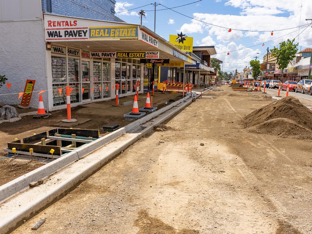 Roadworks along a street in Maryborough will be shifting from today, also causing a shift in traffic flow.