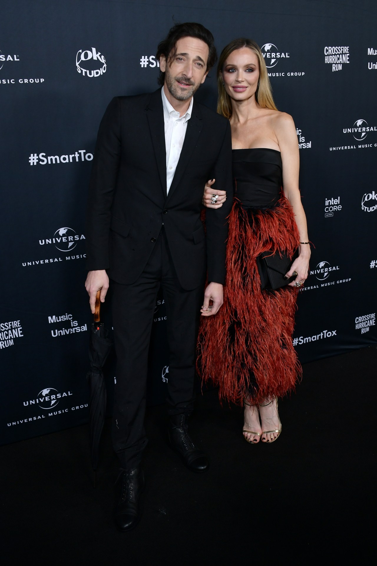 <p>Adrien Brody and Georgina Chapman</p>