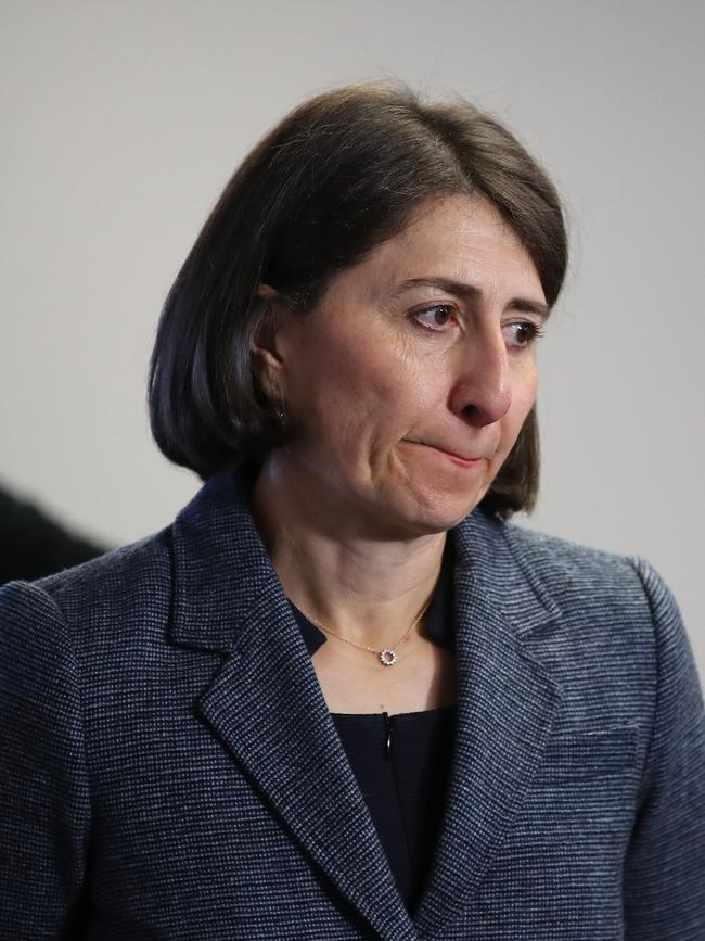 Gladys Berejiklian on Friday. Picture: NCA NewsWire / David Swift