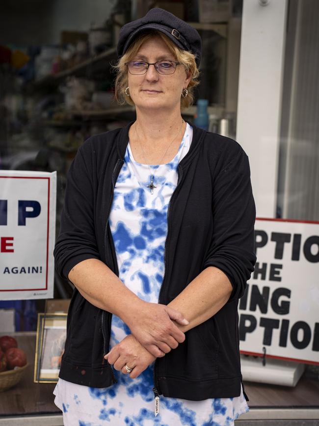 Bethany Kirkpatrick is voting for Donald Trump because she is against abortion. Picture: Eli Hiller