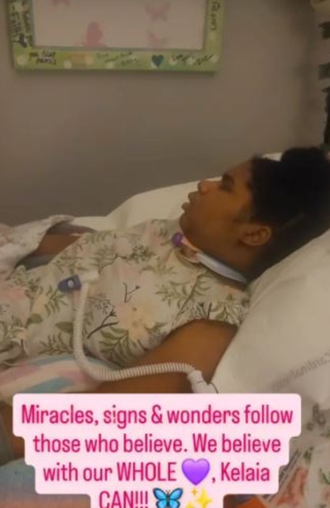 The tween was pronounced dead for eight minutes before being revived. Picture: Facebook