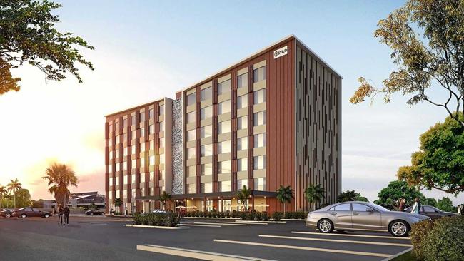 PLACE TO STAY: The new hotel planned near the Bundaberg Airport. Picture: Contributed