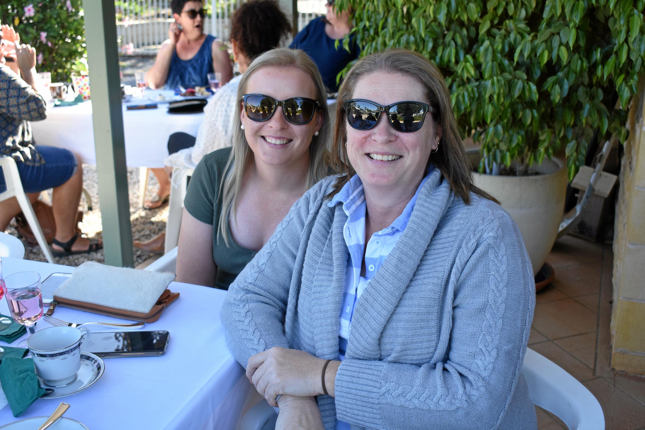 Kerry Wilson and Karen Kennedy. Picture: Jorja McDonnell