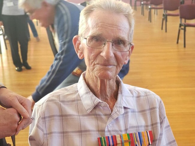 Len McLeod has finally received recognition for his service in WWII, 75 years later. Facebook: Kathy Duff.