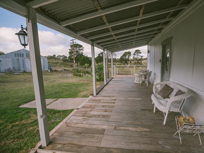 This rustic beauty is tucked away on 80 acres of land. Picture: Supplied.