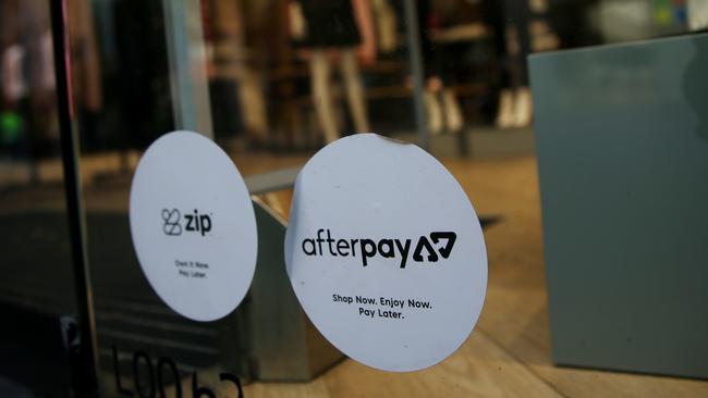 Buy now, pay later services such as Afterpay and Zip have shaken up retail. Picture: Nikki Short