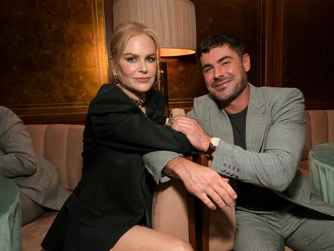 Zac Efron with co-star Nicole Kidman. Picture: Getty Images