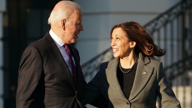 US President Joe Biden and Vice President Kamala Harris this week. Picture: Mandel Ngan/AFP