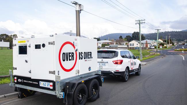 The new mobile speed camera. Picture: Linda Higginson